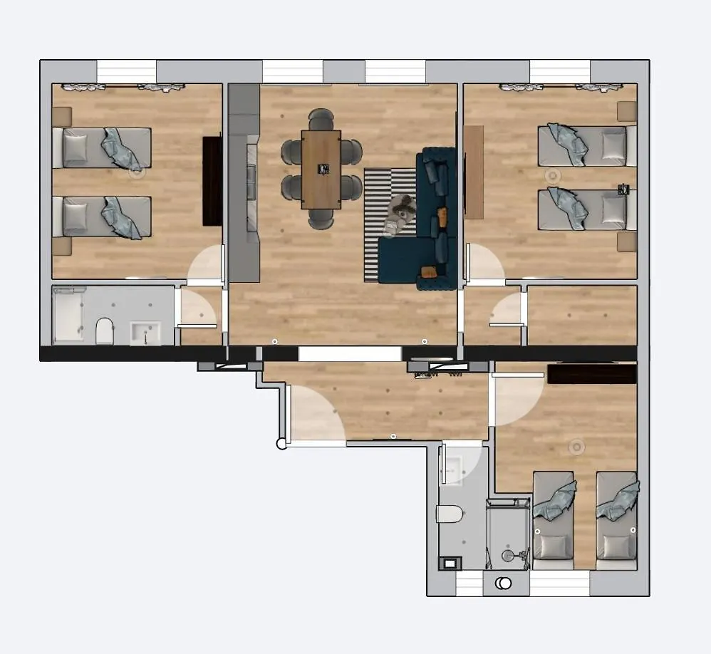 Apartmán Flatista Homes - Luise Mnichov